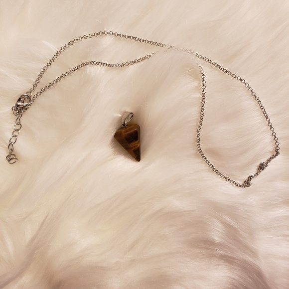 Gorgeous Healing Tiger's Eye Crystal Stone necklace! 😍 - Picture 4 of 7